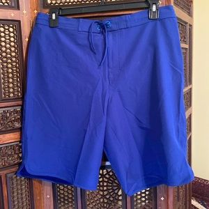Roundtree and Yorke EUC swim trunks royal blue